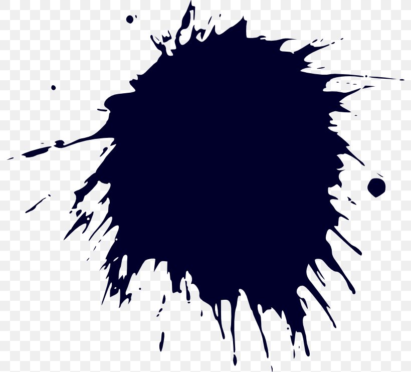 Ink Stain Paper, PNG, 794x742px, Ink, Black, Black And White, Blue, Drop Download Free