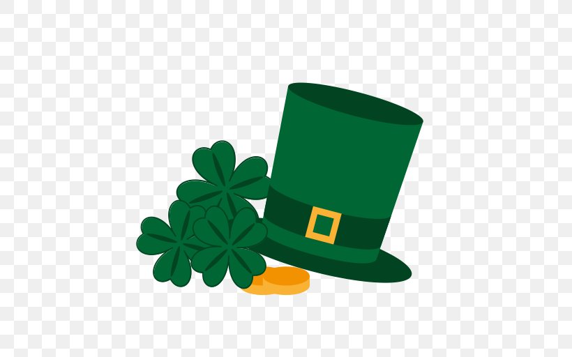 Saint Patrick's Day Shamrock Symbol Holiday Clip Art, PNG, 512x512px, Saint Patrick S Day, Green, Hat, Holiday, Irish People Download Free