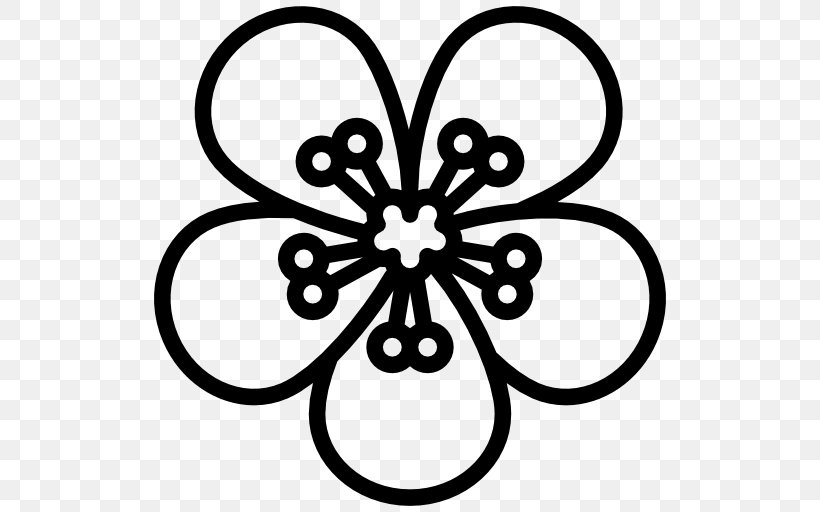 Flower Symbol, PNG, 512x512px, Flower, Artwork, Autocad Dxf, Black And White, Computer Software Download Free