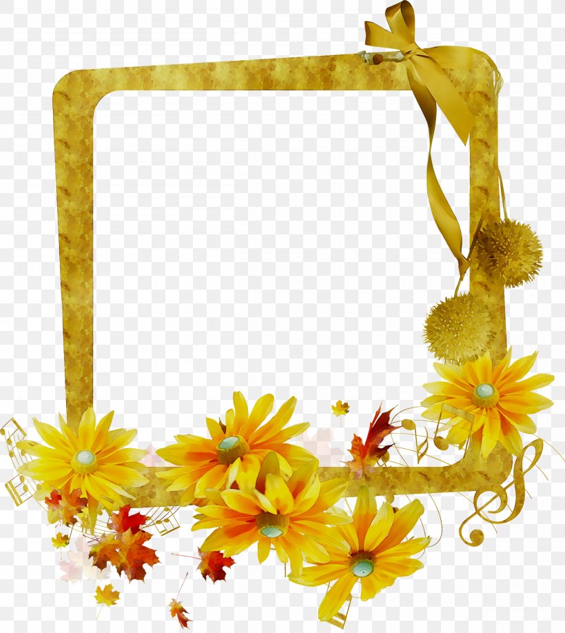 Floral Design Yellow Cut Flowers Product, PNG, 2410x2700px, Floral Design, Cut Flowers, Flower, Picture Frames, Plant Download Free