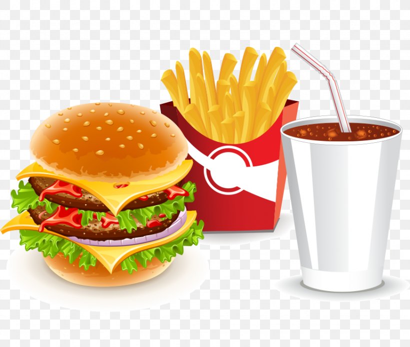 Hamburger Fast Food Cafe, PNG, 871x739px, Hamburger, American Food, Breakfast Sandwich, Cafe, Cheeseburger Download Free