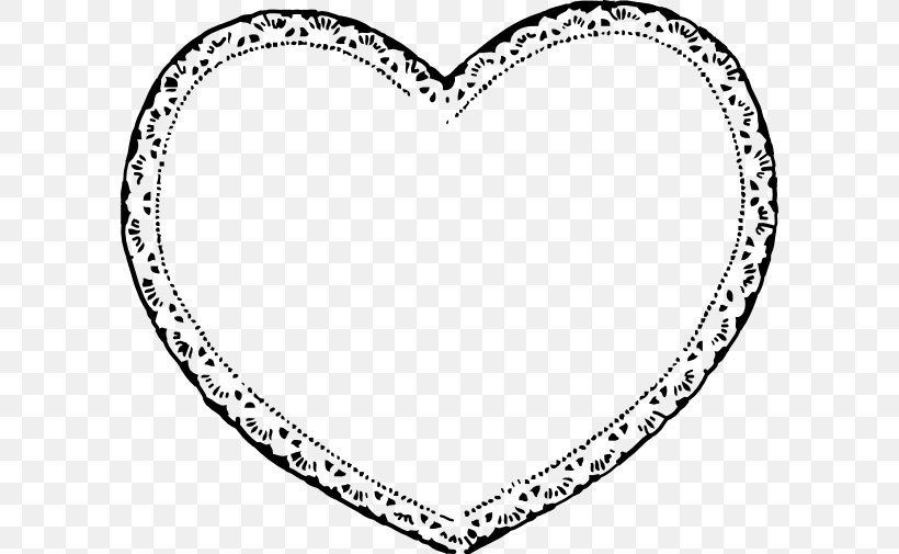 Valentine's Day Heart Black And White Clip Art, PNG, 600x505px, Watercolor, Cartoon, Flower, Frame, Heart Download Free