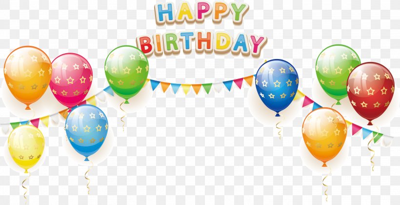Birthday Cake Happy Birthday To You, PNG, 3119x1600px, Birthday Cake, Balloon, Birthday, Cartoon, Drawing Download Free