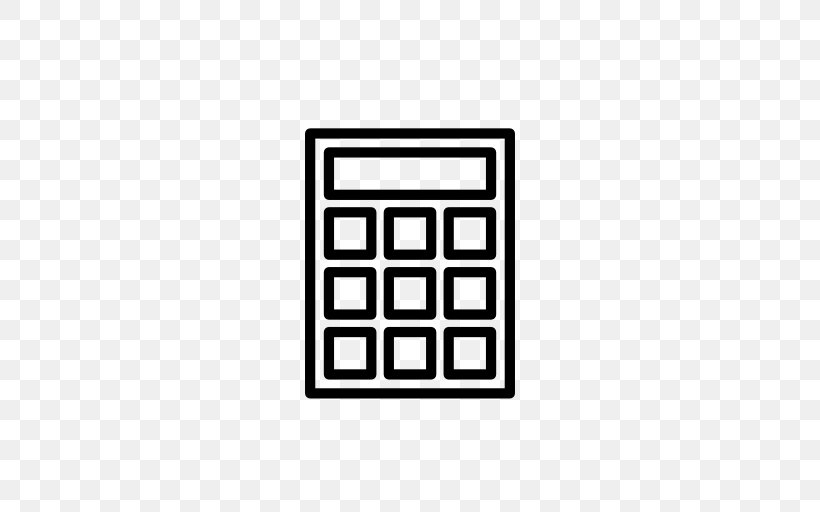 Calculator Calculation, PNG, 512x512px, Calculator, Area, Black, Brand, Calculation Download Free