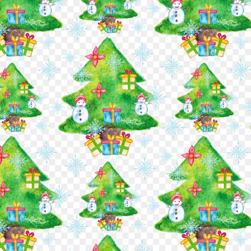 Christmas Tree Flower Pattern, PNG, 1890x1890px, Christmas Tree, Art, Christmas, Christmas Decoration, Christmas Ornament Download Free