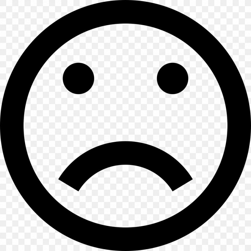 Emoticon Smiley Symbol Clip Art, PNG, 980x980px, Emoticon, Anger, Area, Avatar, Black And White Download Free