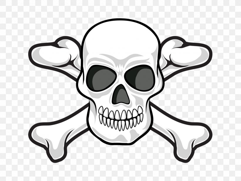 Human Skull Symbolism Skull And Crossbones Jolly Roger, PNG, 1332x1000px, Human Skull Symbolism, Black And White, Bone, Brand, Drawing Download Free