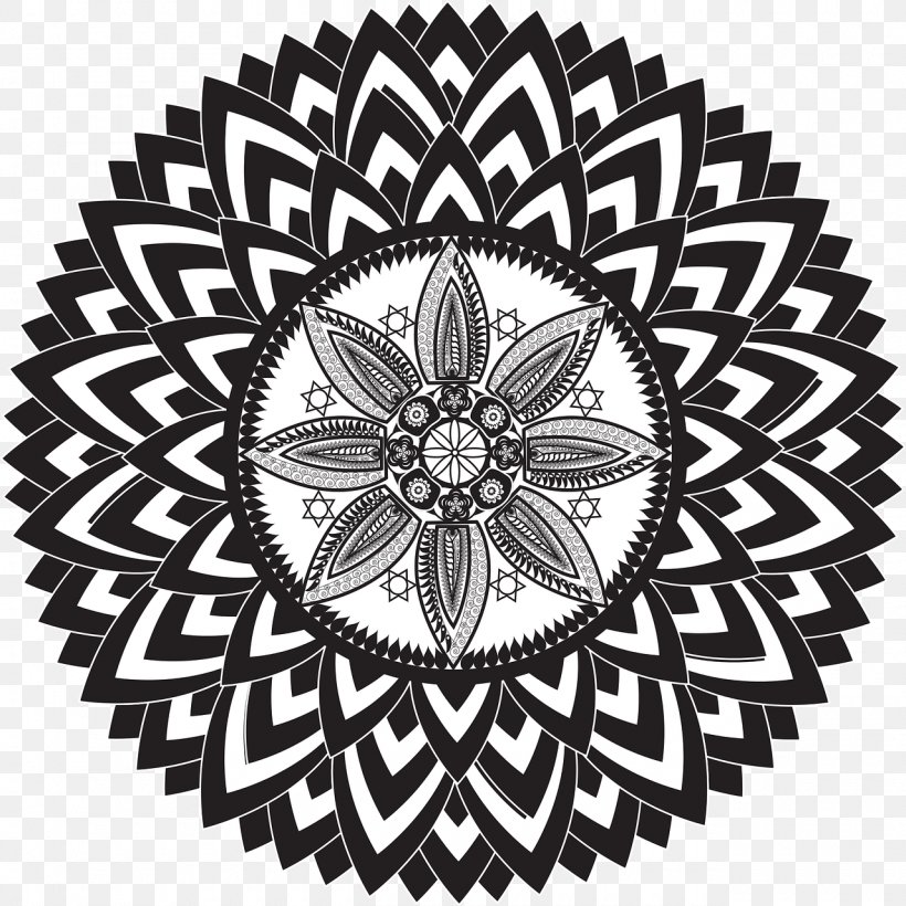 Mandala Chakra Meditation Crystal Healing Spiritual Practice, PNG, 1280x1280px, Mandala, Bicycle, Black, Black And White, Buddhism Download Free