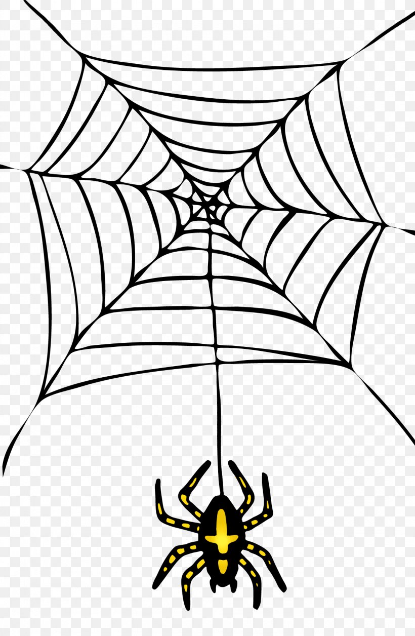 Spider Halloween Clip Art, PNG, 1229x1883px, Spider, Area, Black, Black And White, Halloween Download Free