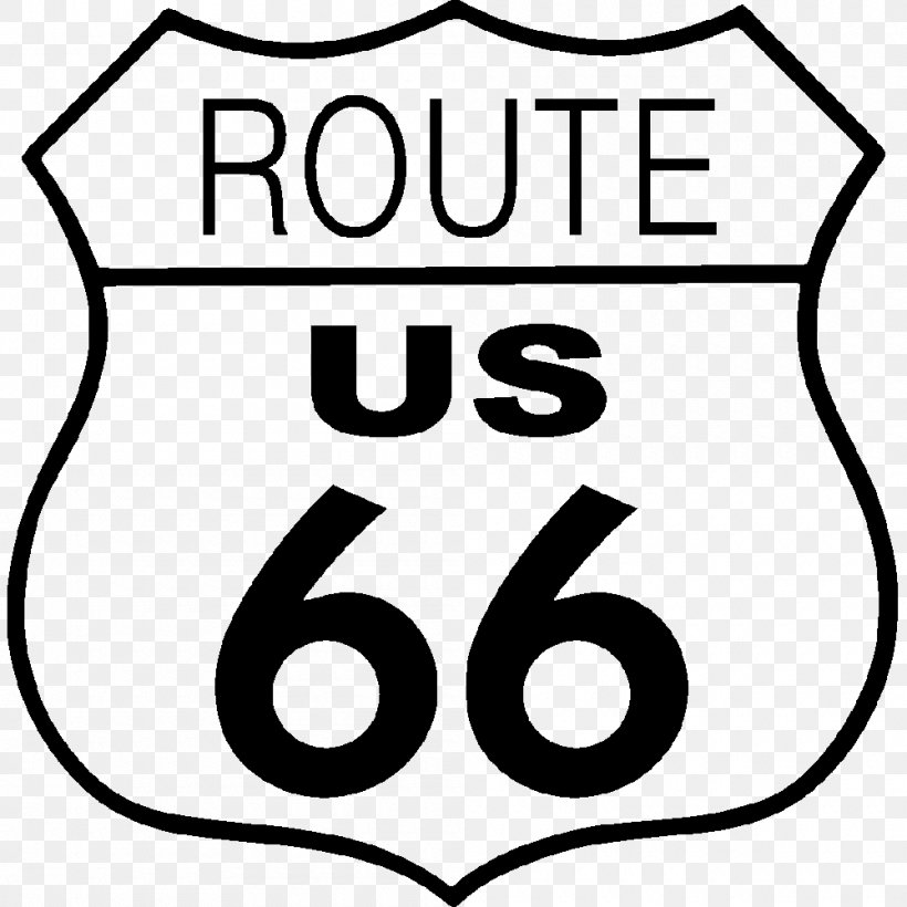 U.S. Route 66 In Illinois Needles U.S. Route 66 In New Mexico Road, PNG, 1000x1000px, Us Route 66, Area, Black And White, Brand, Detour Download Free
