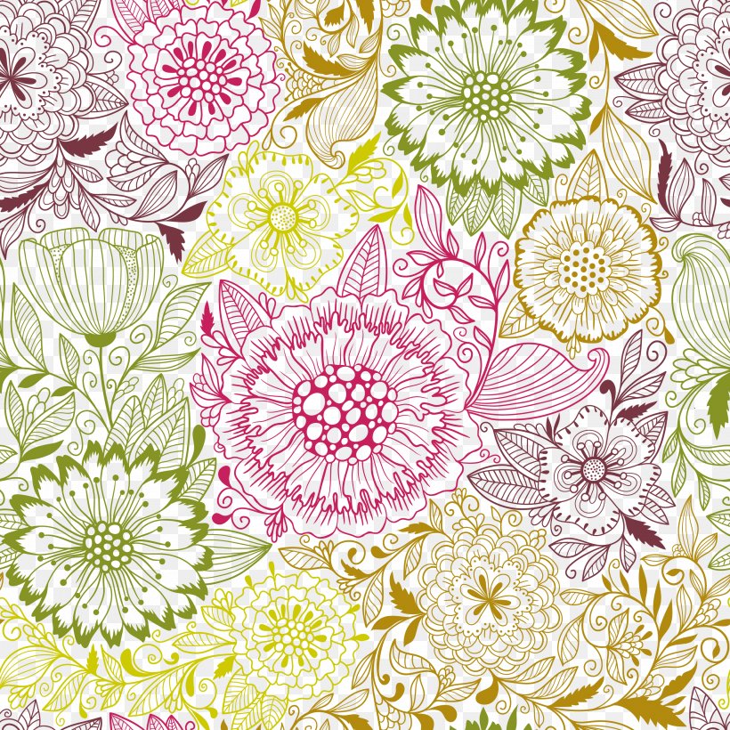 Coloring Book Drawing Pattern, PNG, 2800x2800px, Book, Black And White, Chrysanths, Color, Coloring Book Download Free