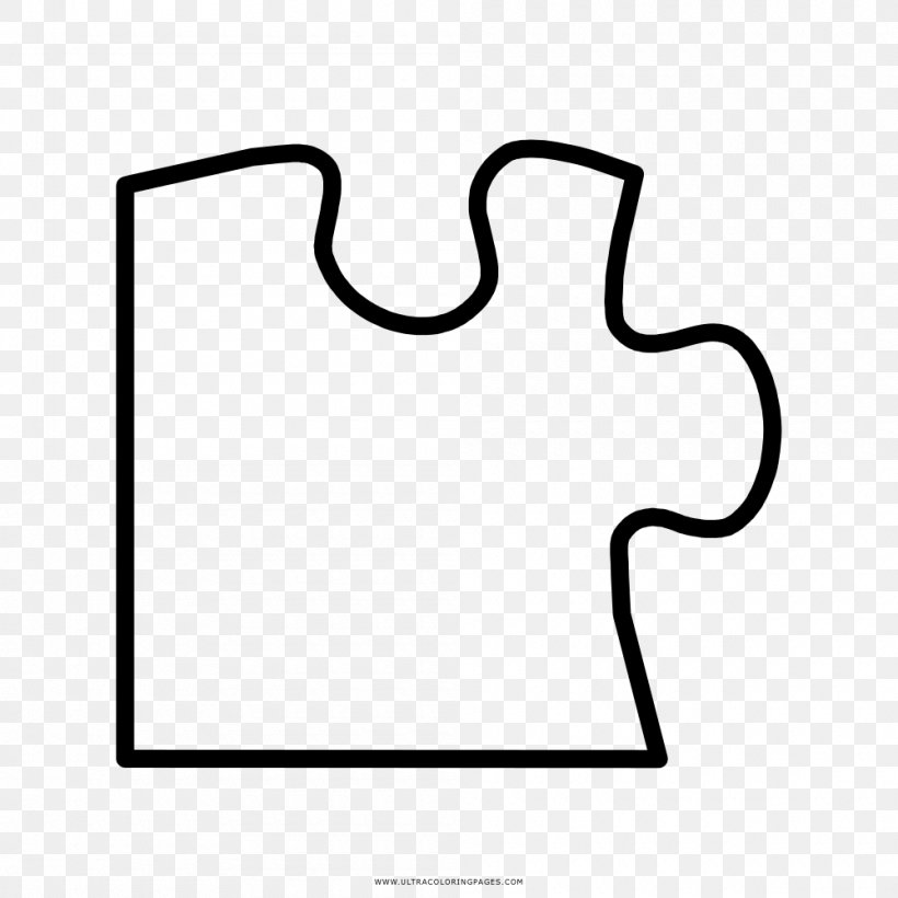 Jigsaw Puzzles Coloring Book Drawing Child, PNG, 1000x1000px, Jigsaw Puzzles, Area, Black, Black And White, Book Download Free