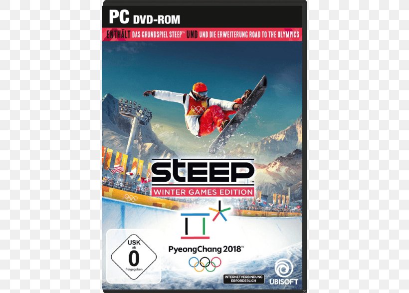 PyeongChang 2018 Olympic Winter Games Olympic Games Steep: Road To The Olympics Project CARS 2 PlayStation 4, PNG, 786x587px, Olympic Games, Advertising, Batman Arkham, Brand, Game Download Free