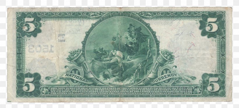 Banknote United States Five-dollar Bill United States Dollar Currency, PNG, 2370x1080px, Banknote, Bank, Cash, Currency, Fnb Corporation Download Free
