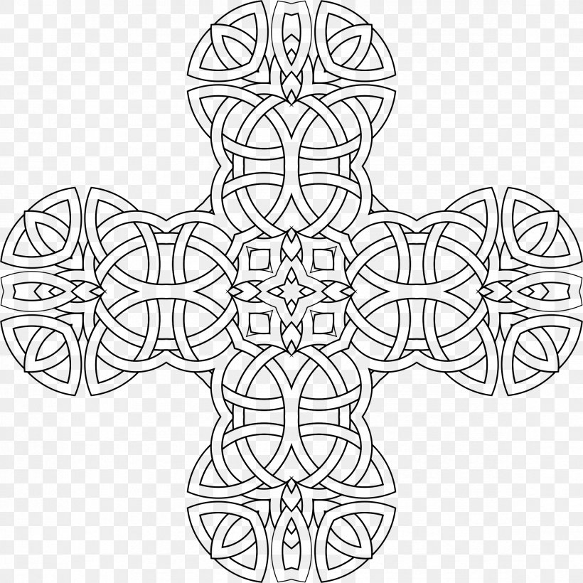 Celtic Cross Celtic Knot Celts Pattern, PNG, 2346x2346px, Cross, Art, Black, Black And White, Celtic Cross Download Free
