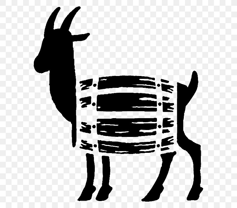 Goat Locker Brewing Company Clip Art Image House, PNG, 720x720px, Goat, Bar, Black And White, Brewery, Cattle Like Mammal Download Free