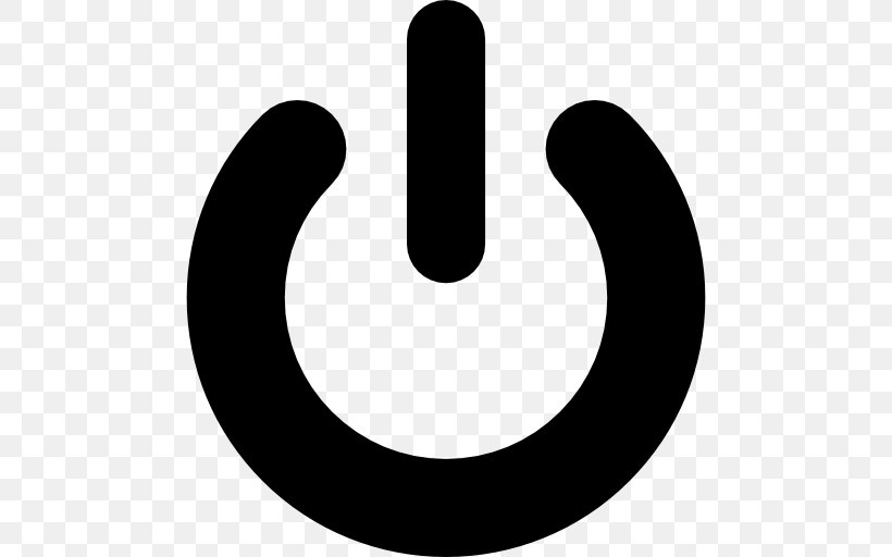 Power Symbol Sign Logo, PNG, 512x512px, Power Symbol, Black And White