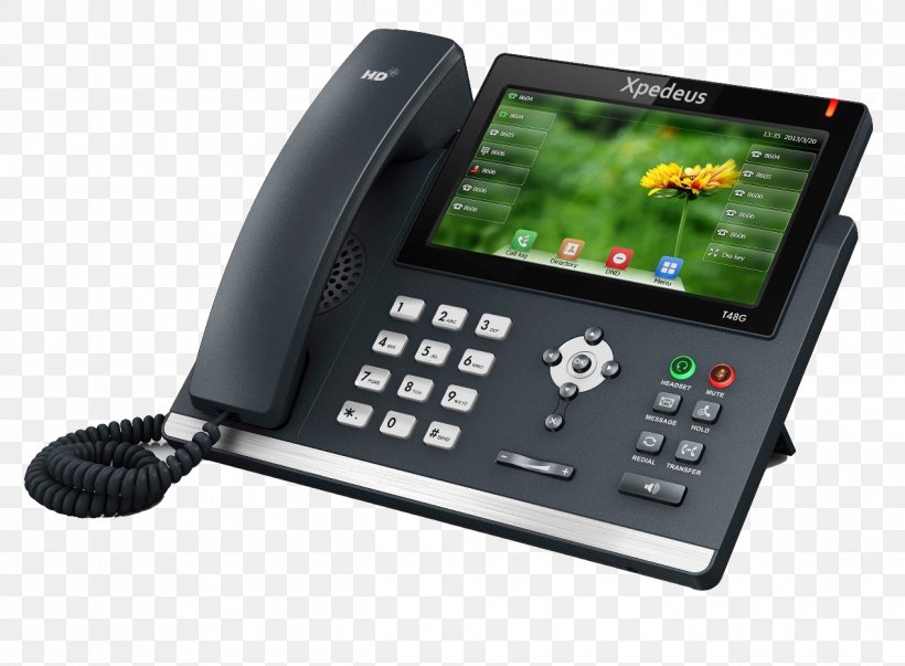 VoIP Phone Session Initiation Protocol Telephone Voice Over IP Gigabit Ethernet, PNG, 1268x933px, Voip Phone, Communication, Computer Software, Corded Phone, Electronics Download Free