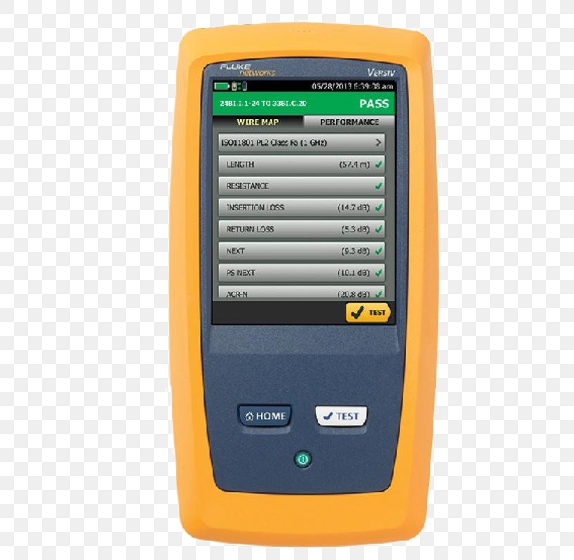 Copper Cable Certification Fluke Corporation Computer Network Twisted Pair Optical Fiber, PNG, 800x800px, Fluke Corporation, Cable Tester, Category 5 Cable, Category 6 Cable, Computer Network Download Free
