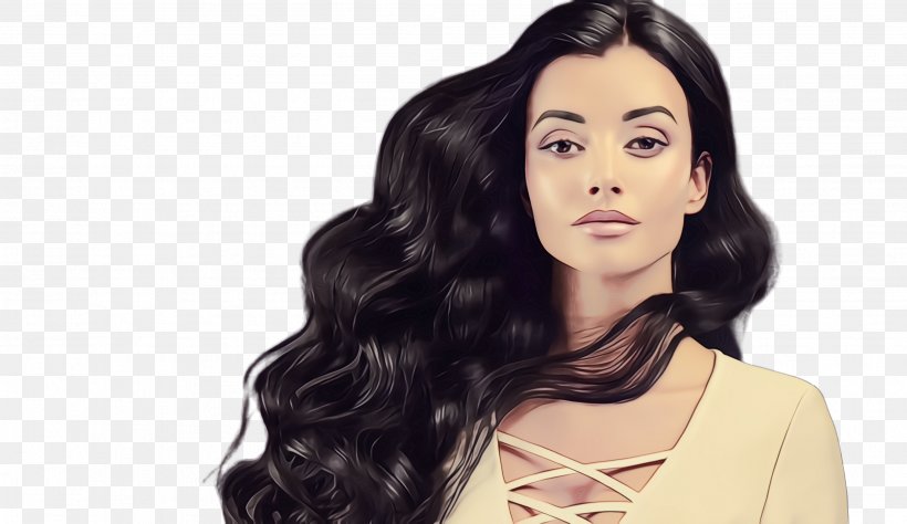 Hair Face Hairstyle Black Hair Skin, PNG, 2628x1520px, Watercolor, Black Hair, Chin, Eyebrow, Face Download Free