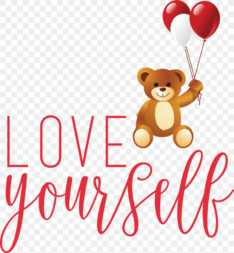 Love Yourself Love, PNG, 2785x3000px, Love Yourself, Balloon, Bears, Cuteness, Greeting Card Download Free