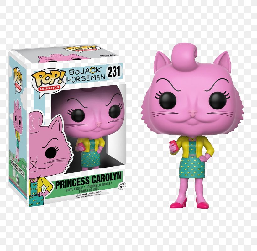 Princess Carolyn Mr. Peanutbutter Todd Chavez Funko Pop Television, PNG, 800x800px, Princess Carolyn, Action Toy Figures, Bobblehead, Bojack Horseman, Collectable Download Free