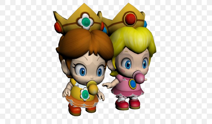 Princess Peach Princess Daisy Rosalina Luigi Mario, PNG, 640x480px, Princess Peach, Baby Daisy, Baby Luigi, Baby Mario, Figurine Download Free