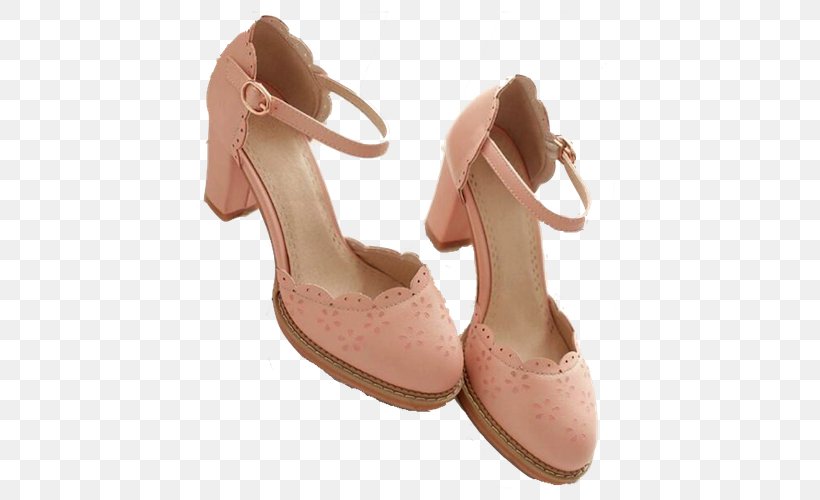 Sandal Pink M Shoe Pump, PNG, 500x500px, Sandal, Basic Pump, Beige, Footwear, High Heeled Footwear Download Free