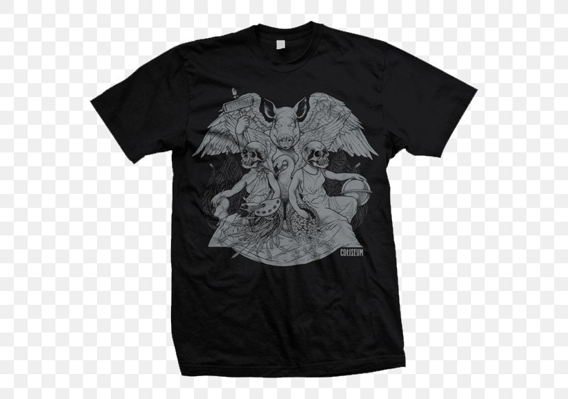 T-shirt Top Guns N' Roses Sleeve, PNG, 576x576px, Tshirt, Active Shirt, Appetite For Destruction, Black, Brand Download Free