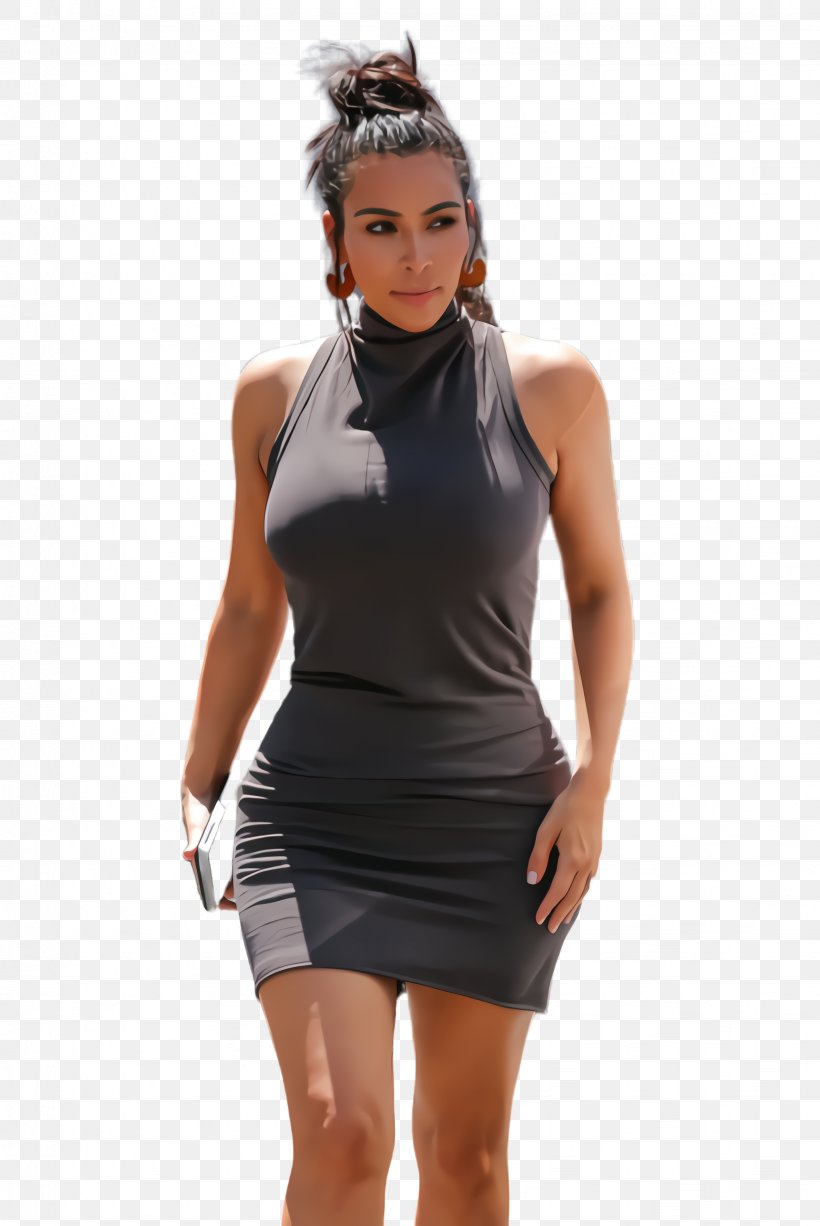 Hair Cartoon, PNG, 1636x2448px, Kim Kardashian, Black, Black Hair, Clothing, Cocktail Dress Download Free