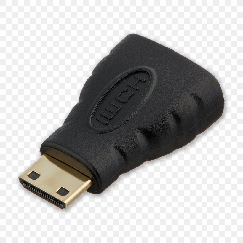 HDMI Adapter Raspberry Pi Micro-USB, PNG, 1000x1000px, Hdmi, Adapter, Cable, Computer Port, Electronic Device Download Free