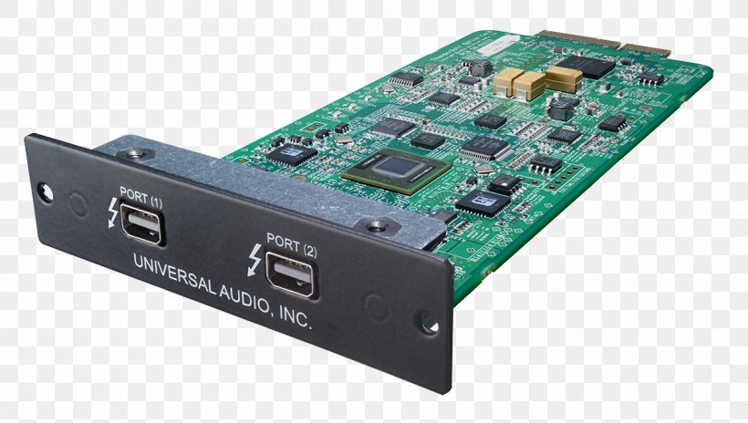Thunderbolt Universal Audio IEEE 1394 Digital Signal Processor, PNG, 1200x680px, Thunderbolt, Apple, Audio, Computer Component, Digital Signal Processor Download Free