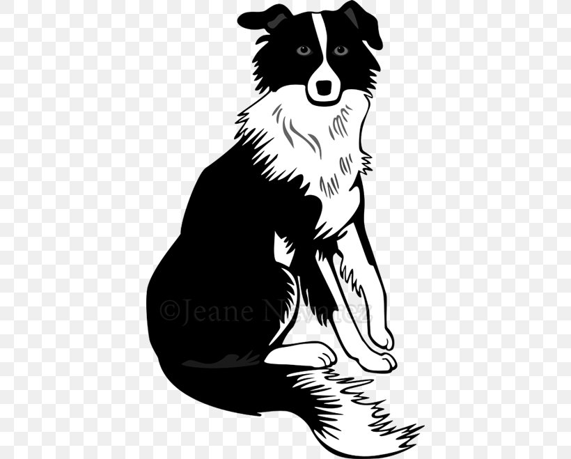 Border Collie Rough Collie Bearded Collie Puppy, PNG, 400x659px, Border Collie, Art, Bearded Collie, Black And White, Carnivoran Download Free
