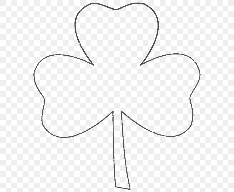Four-leaf Clover Coloring Book Shamrock, PNG, 600x673px, Watercolor, Cartoon, Flower, Frame, Heart Download Free