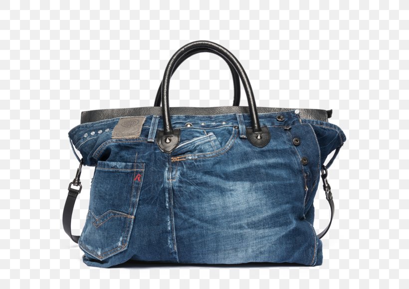 Tote Bag Leather Handbag Jeans, PNG, 580x580px, Tote Bag, Azure, Bag, Black, Blue Download Free