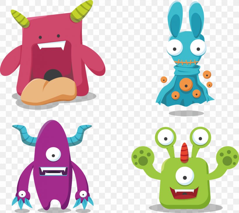 Yu014dkai Cartoon Monster Illustration, PNG, 1293x1150px, Cartoon, Comics, Cuteness, Extraterrestrials In Fiction, Fictional Character Download Free