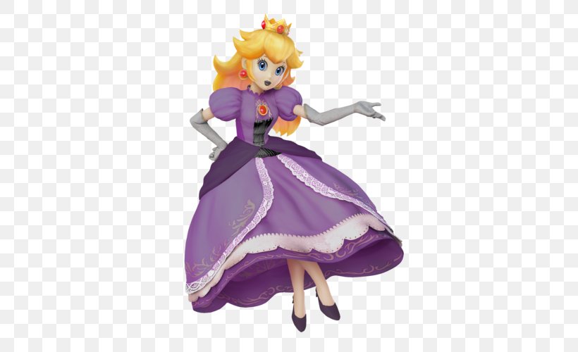 Super Princess Peach Princess Zelda Princess Daisy Mario, PNG, 500x500px, Princess Peach, Doll, Fictional Character, Figurine, Legend Of Zelda Download Free