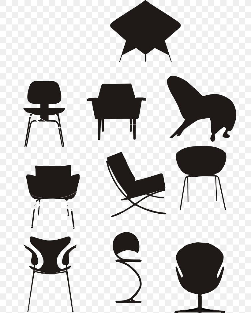 Table Office Chair, PNG, 725x1024px, Table, Bench, Black And White, Cdr, Chair Download Free