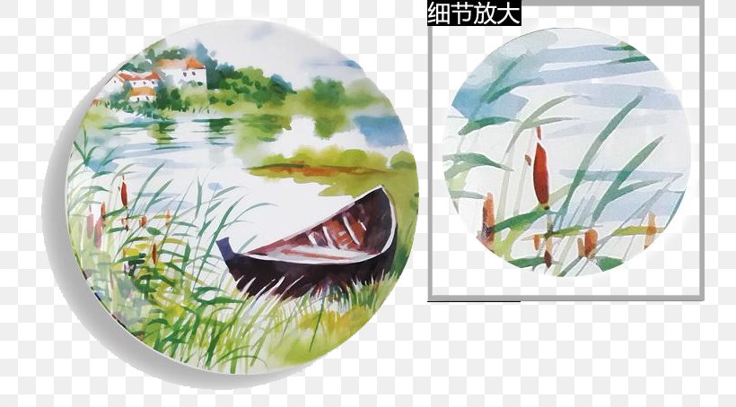 Creative Watercolor Painting Color Watercolor Painting, PNG, 750x454px, Creative Watercolor, Color, Dishware, Drawing, Festival Download Free
