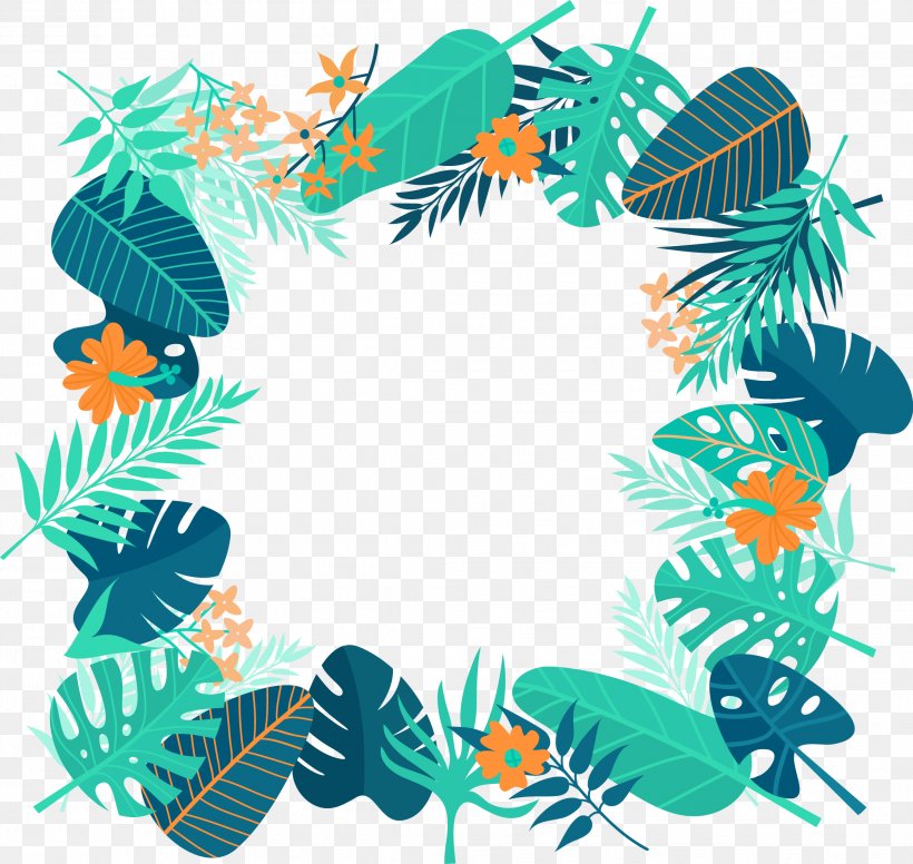 Tropics Euclidean Vector, PNG, 2242x2124px, Tropics, Aqua, Leaf, Organism, Plant Download Free