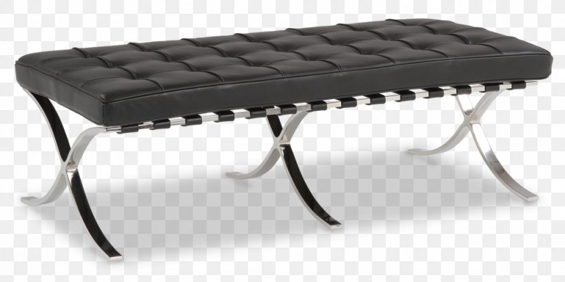 Barcelona Chair Table Foot Rests Stool Barcelona Pavilion, PNG, 1024x512px, Barcelona Chair, Bar Stool, Barcelona Pavilion, Bench, Chair Download Free