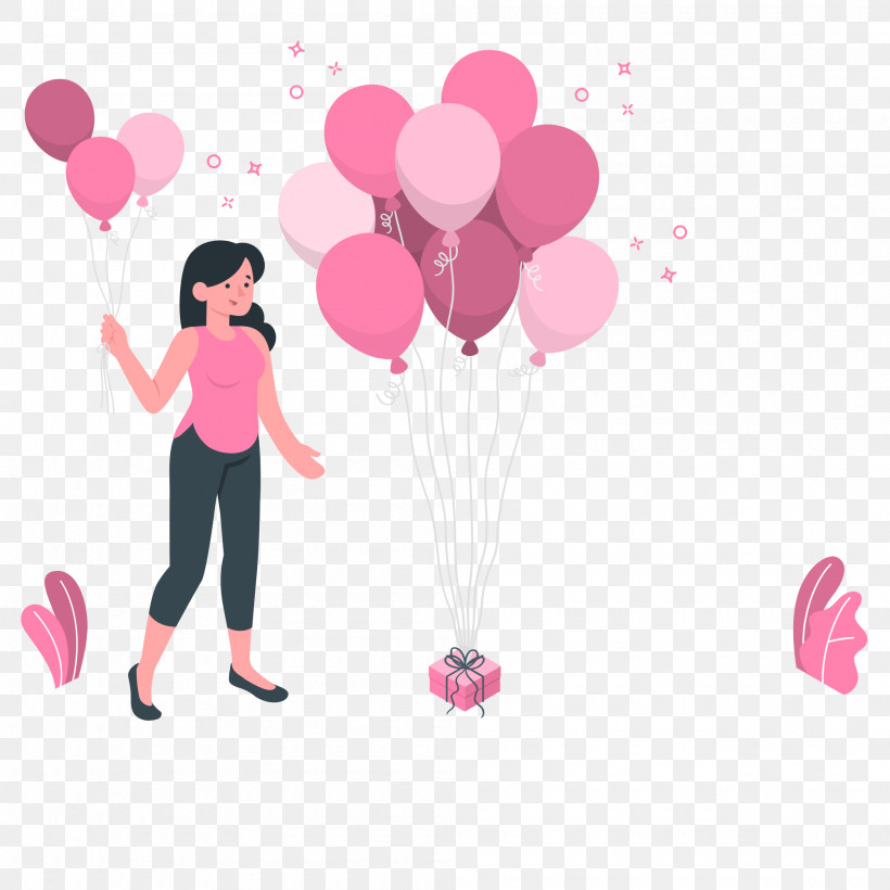 Hot Air Balloon, PNG, 2000x2000px, Line Art, Animation, Art Exhibition, Birthday, Cartoon Download Free