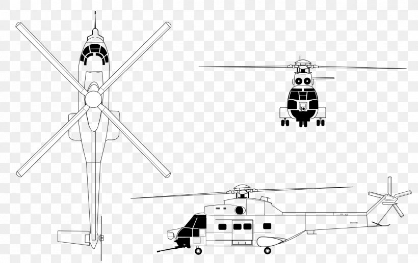 IAR 330 Aérospatiale SA 330 Puma Helicopter Rotor Eurocopter AS332 Super Puma, PNG, 1424x898px, Iar 330, Airbus Helicopters, Aircraft, Atlas Oryx, Black And White Download Free