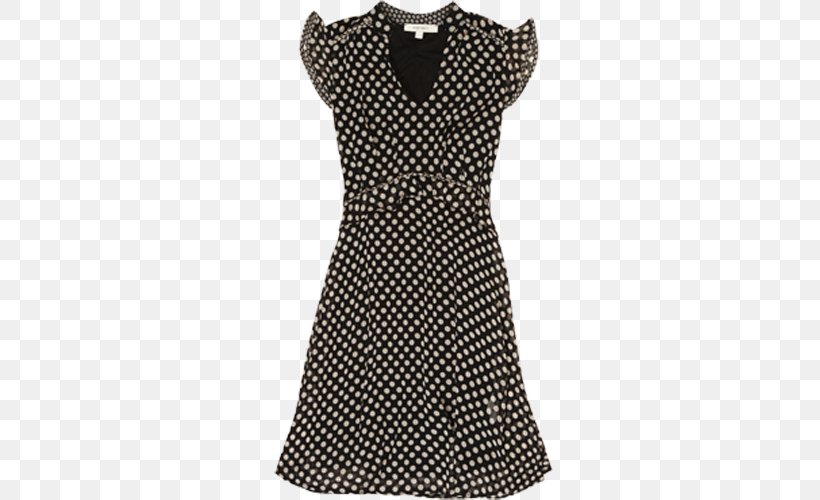 Little Black Dress Polka Dot T-shirt Sleeve, PNG, 500x500px, Little Black Dress, Aline, Black, Clothing, Cocktail Dress Download Free
