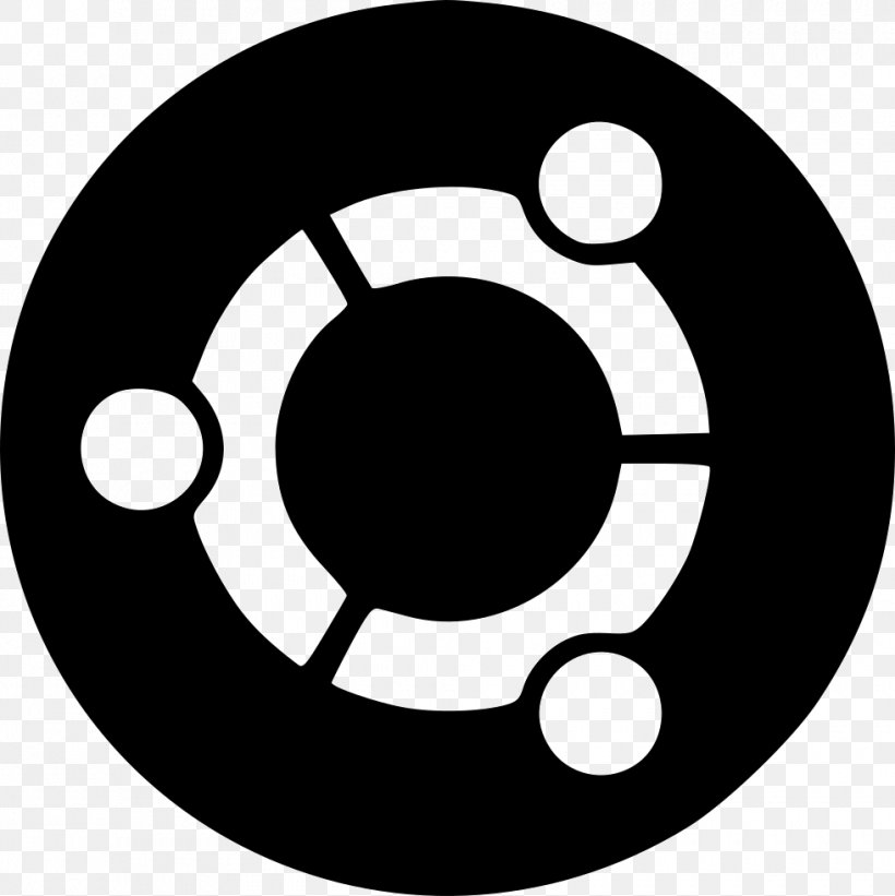 Ubuntu Linux, PNG, 980x982px, Ubuntu, Area, Black, Black And White, Computer Software Download Free