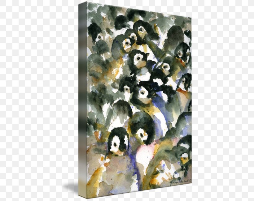 Penguin Watercolor Painting Abstract Art, PNG, 430x650px, Penguin, Abstract Art, Animal, Art, Bird Download Free