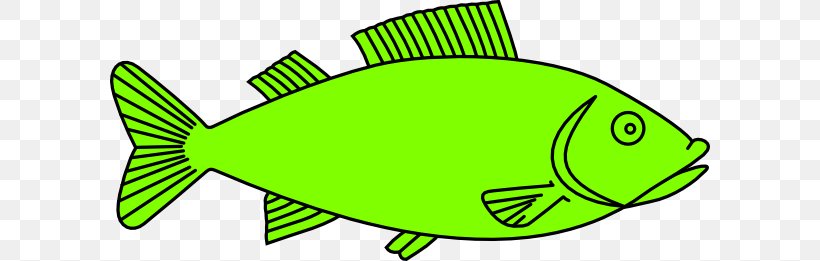 Fish Drawing Outline Clip Art, PNG, 600x261px, Fish, Art, Artwork, Bass, Drawing Download Free