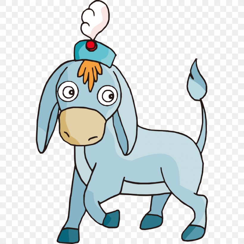 Horse Cartoon Dog Chinese Zodiac Illustration, PNG, 1000x1000px, Horse, Animal, Area, Carnivoran, Cartoon Download Free