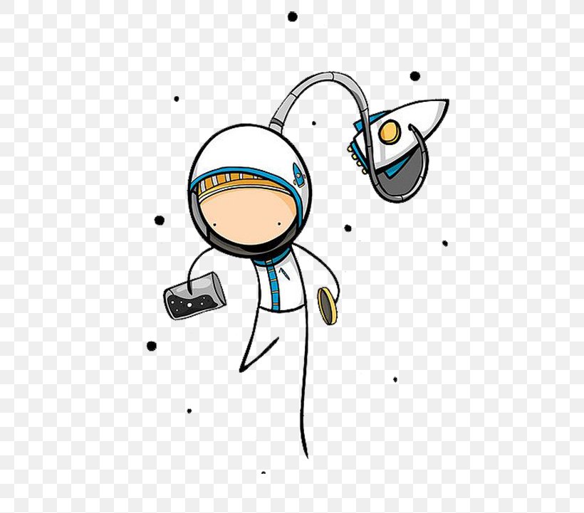 Astronaut Outer Space Spaceflight, PNG, 500x721px, Astronaut, Area, Art, Cartoon, Drawing Download Free