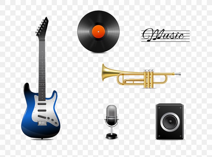 Guitar Amplifier Musical Instrument Phonograph Record, PNG, 959x711px, Watercolor, Cartoon, Flower, Frame, Heart Download Free